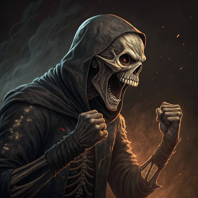 Angry Skeleton Art: Discover the Fury Angry Skeleton Art: Discover the Fury