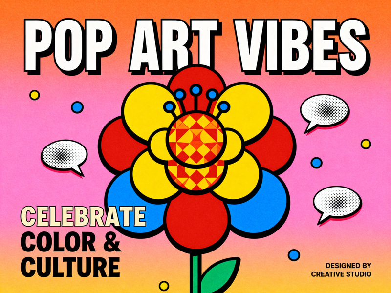 Vibrant Pop-Art Poster Collection Vibrant Pop-Art Poster Collection