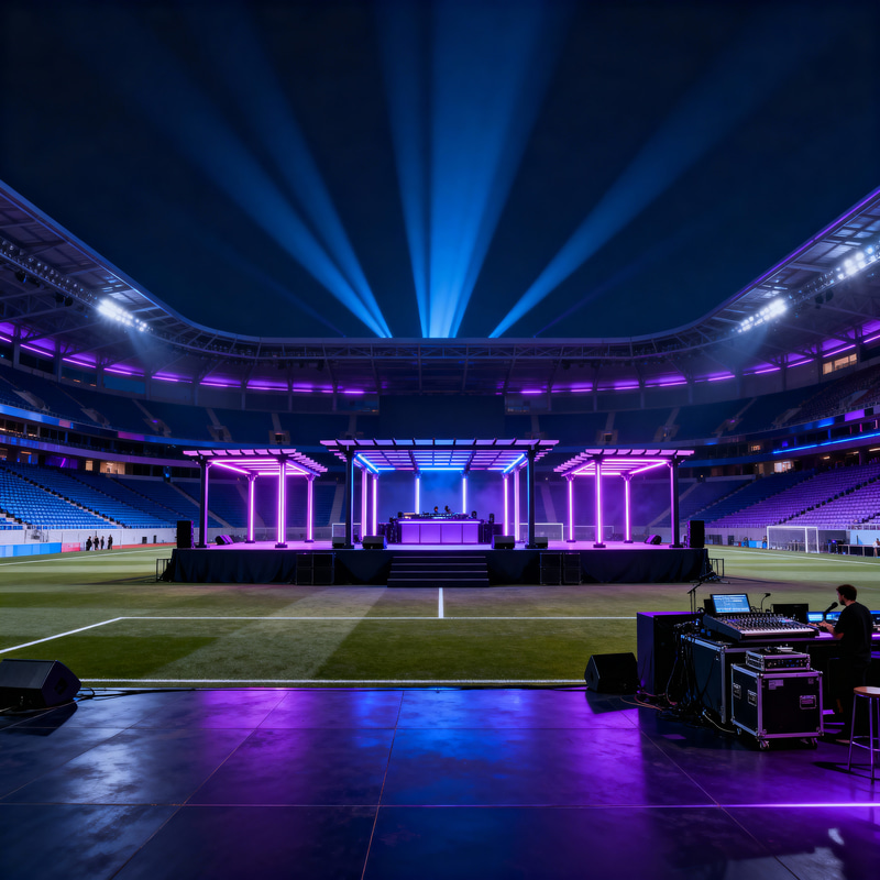 Stunning Night Club with Unique Stage Design