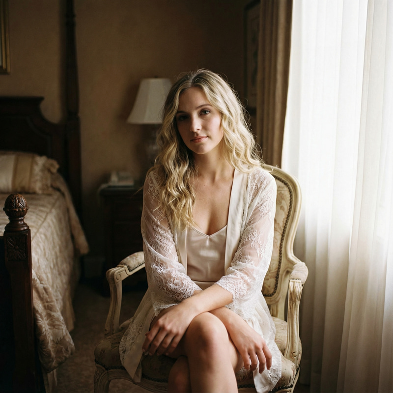 Stunning Boudoir Photos of Pretty Blonde Models