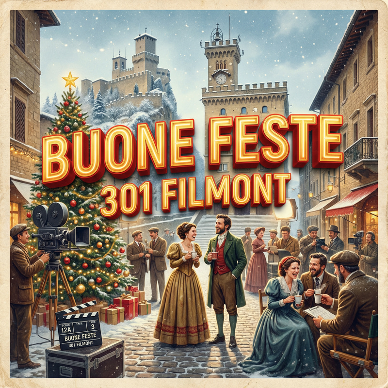 301 FILMONT Holiday Card - San Marino 3D Design