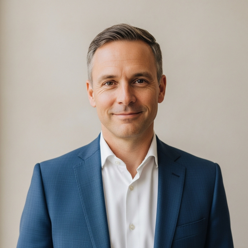 Professional Male Business Portrait for Presentations