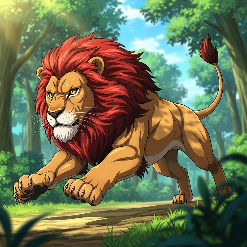 Anime Lion: Fierce & Majestic Character Designs Anime Lion: Fierce & Majestic Character Designs