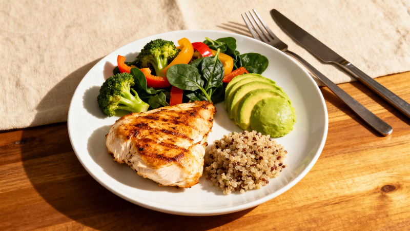 Low-Carb Non-Keto Diet Plate: Healthy Eating Guide
