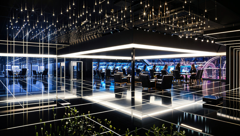 Futuristic Digital Era Coworking Space Design Futuristic Digital Era Coworking Space Design