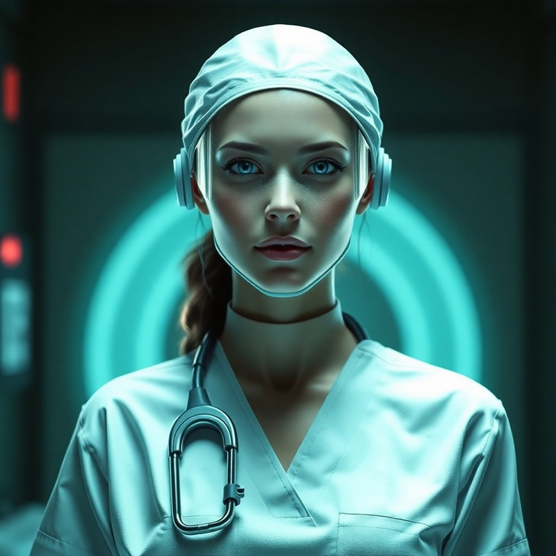 Futuristic Female Nurse: Innovating Healthcare Futuristic Female Nurse: Innovating Healthcare