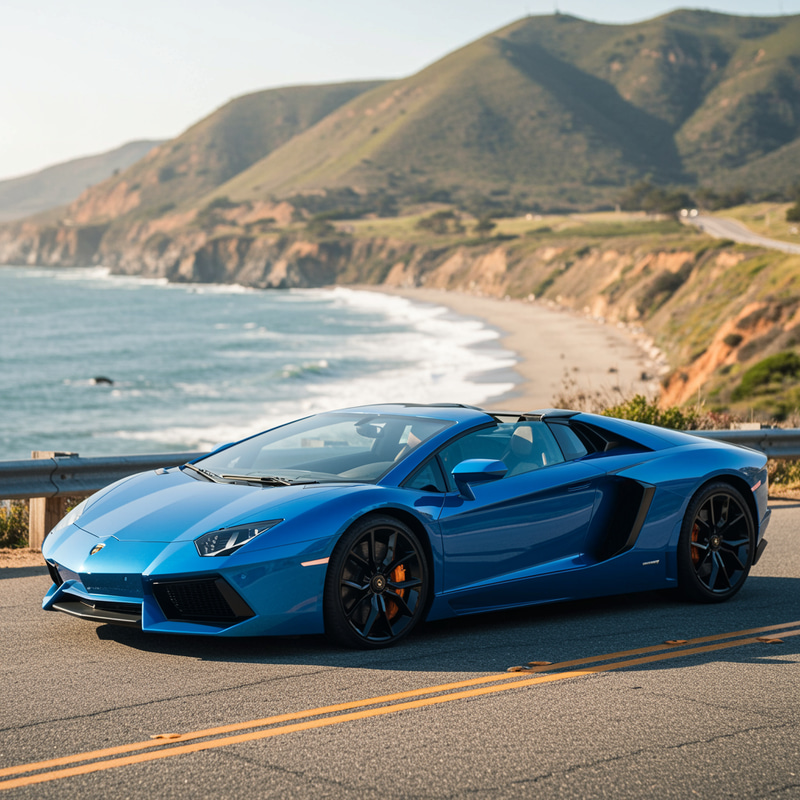 Blue Lamborghini: A Dream Car