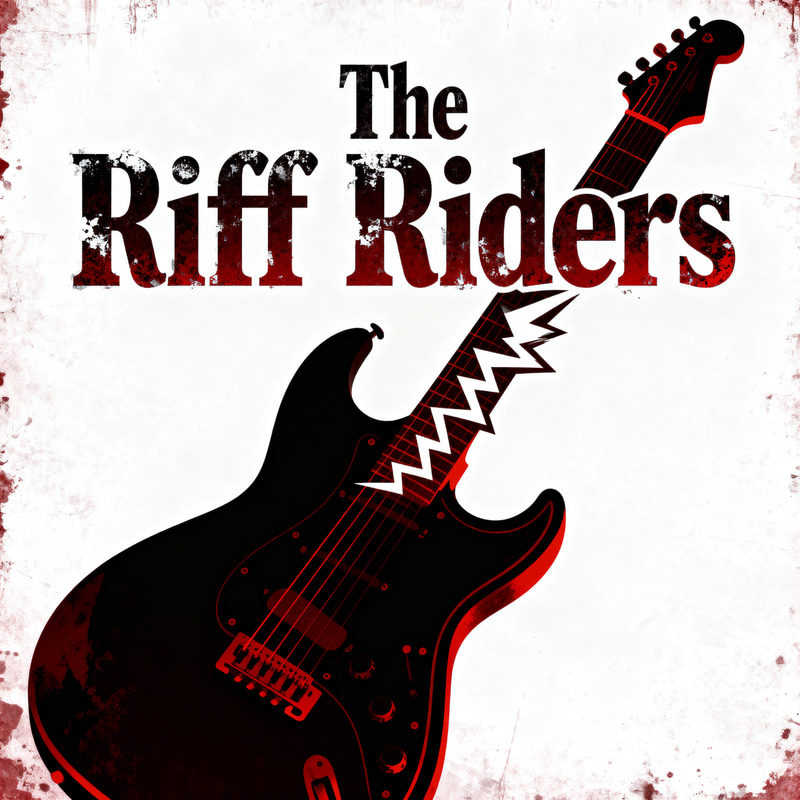 The Riff Riders Band Logo - Rock Music The Riff Riders Band Logo - Rock Music