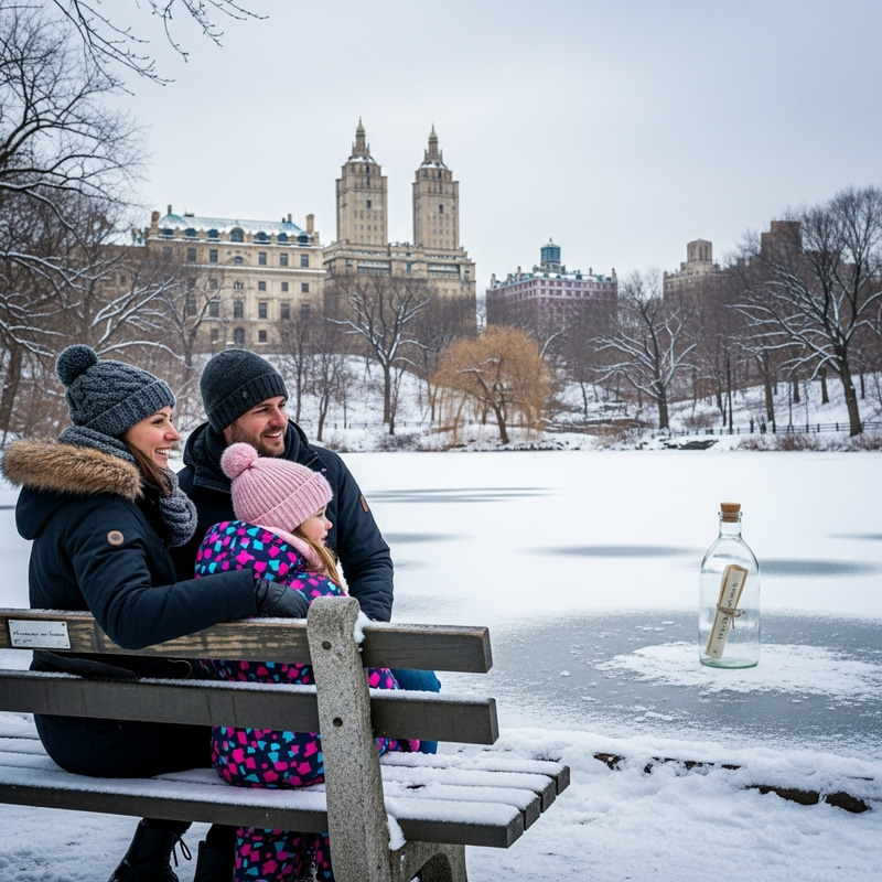 Snowy Day at Central Park's Belvedere Castle Snowy Day at Central Park's Belvedere Castle