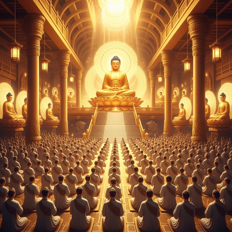 Celestial Buddhist Paradise: A Journey to Enlightenment Celestial Buddhist Paradise: A Journey to Enlightenment