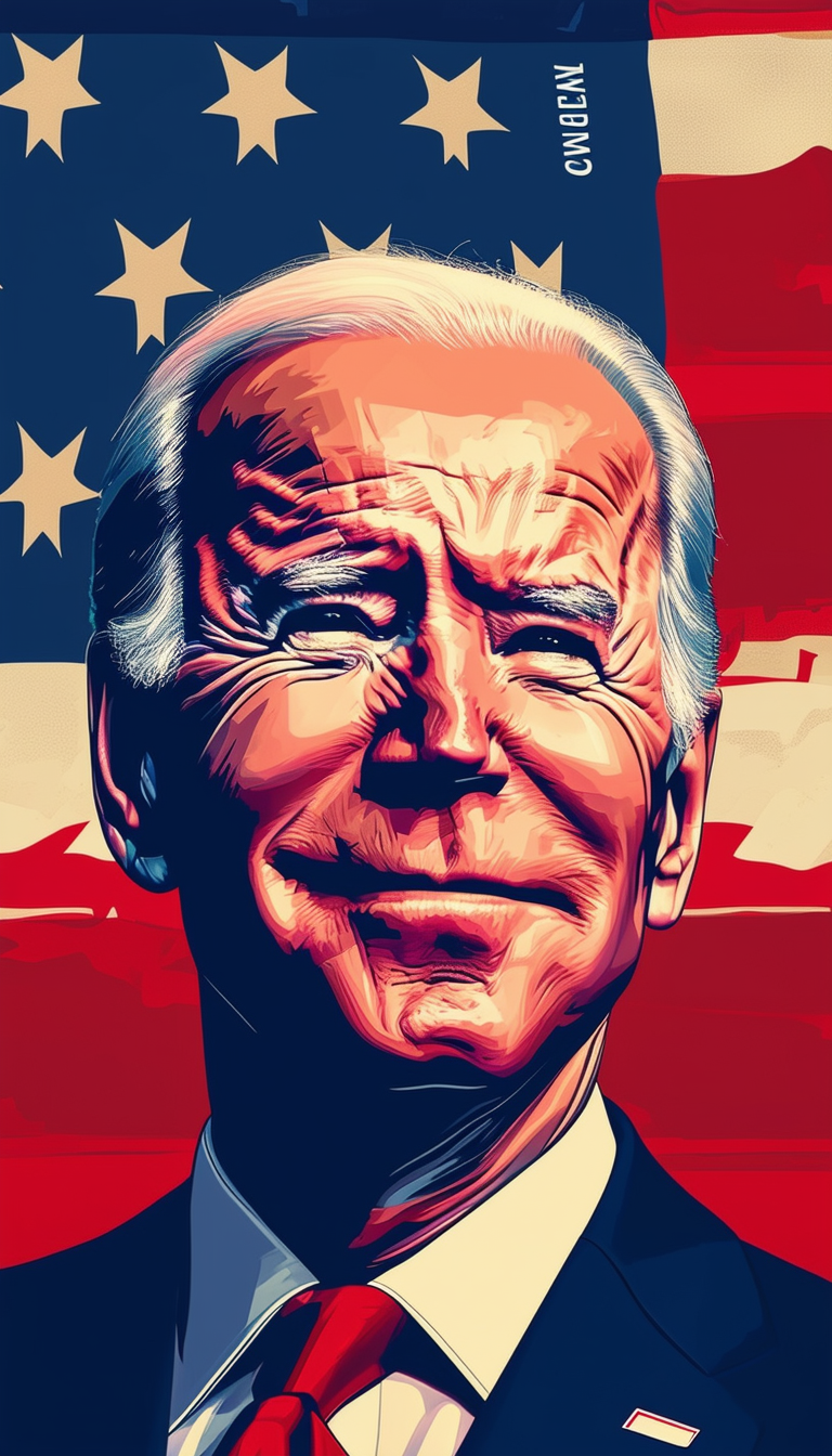 Joe Biden NFT: Unity, Healing & Resilience - Artwork Celebrating Presidency Joe Biden NFT: Unity, Healing & Resilience - Artwork Celebrating Presidency