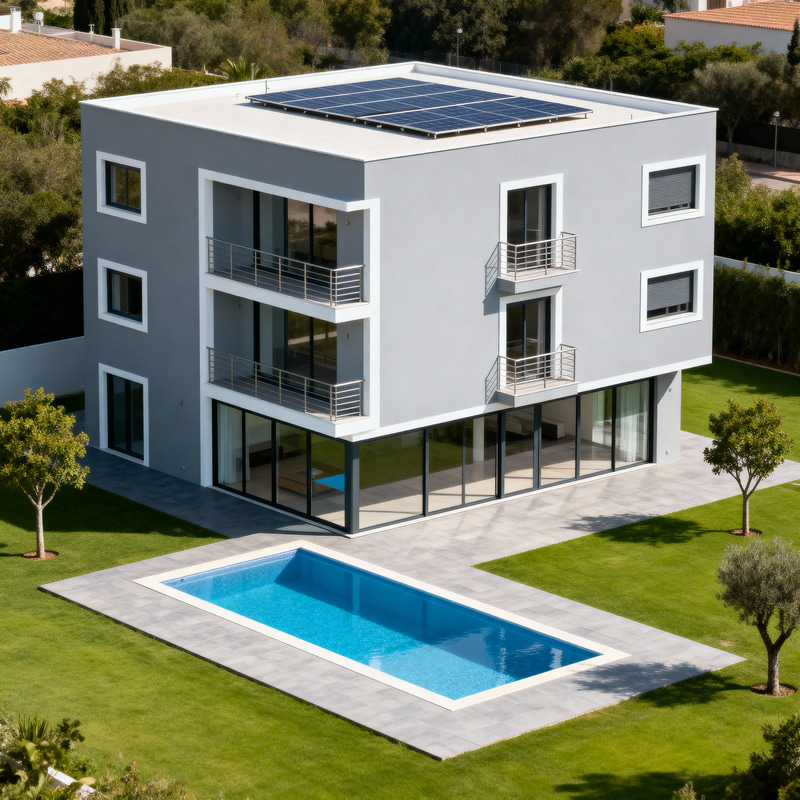 Stunning 3-Floor House Design with Pool