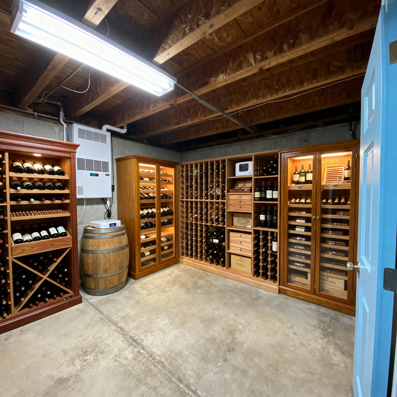 Build a Wine Cellar and Cigar Humidor in Your Storage Room Build a Wine Cellar and Cigar Humidor in Your Storage Room
