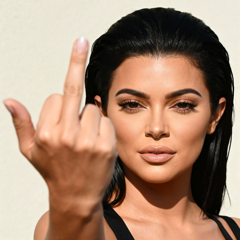 Flip Off Kylie Janner - Bold Statement Art Flip Off Kylie Janner - Bold Statement Art