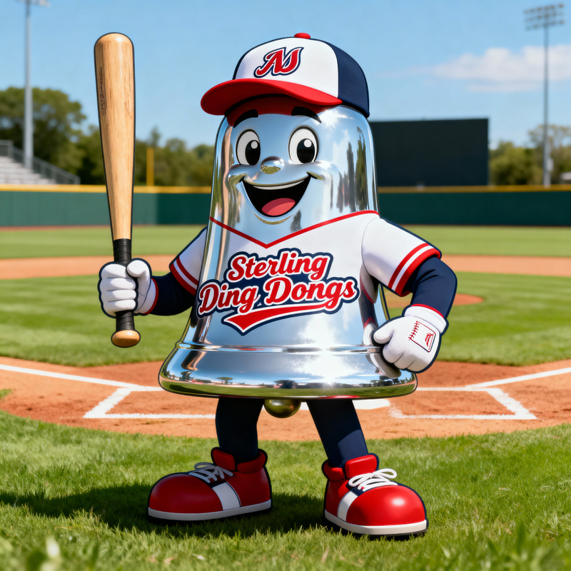 Sterling Ding Dongs Baseball Team Mascot Sterling Ding Dongs Baseball Team Mascot