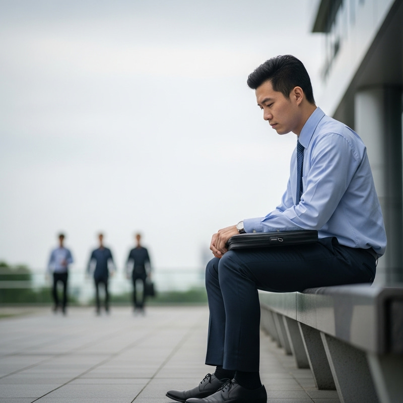 Young Asian IT Developer's Disappointment Young Asian IT Developer's Disappointment
