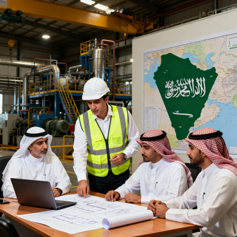 Industrial Engineering with Saudi Employees