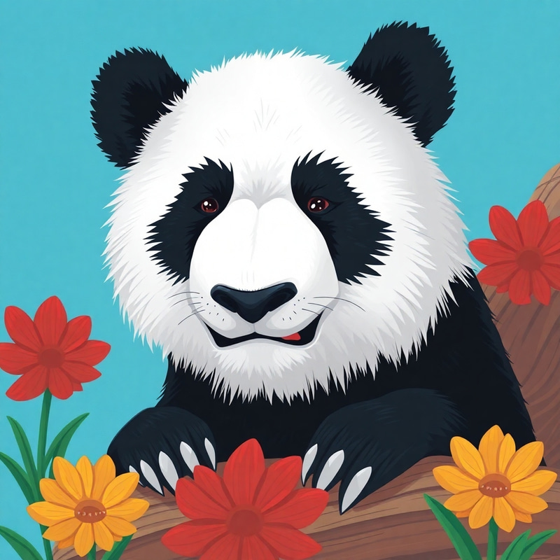 Sigma Mewing Panda with Big Jawline Sigma Mewing Panda with Big Jawline