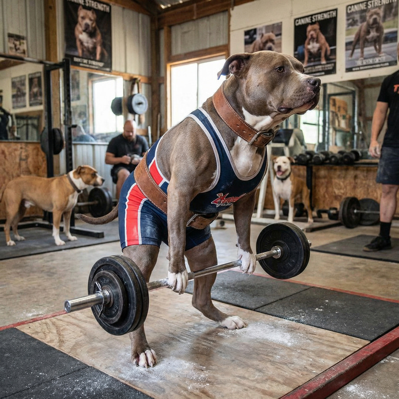 My Dog the Weight Lifter - Adorable Canine Strength! My Dog the Weight Lifter - Adorable Canine Strength!