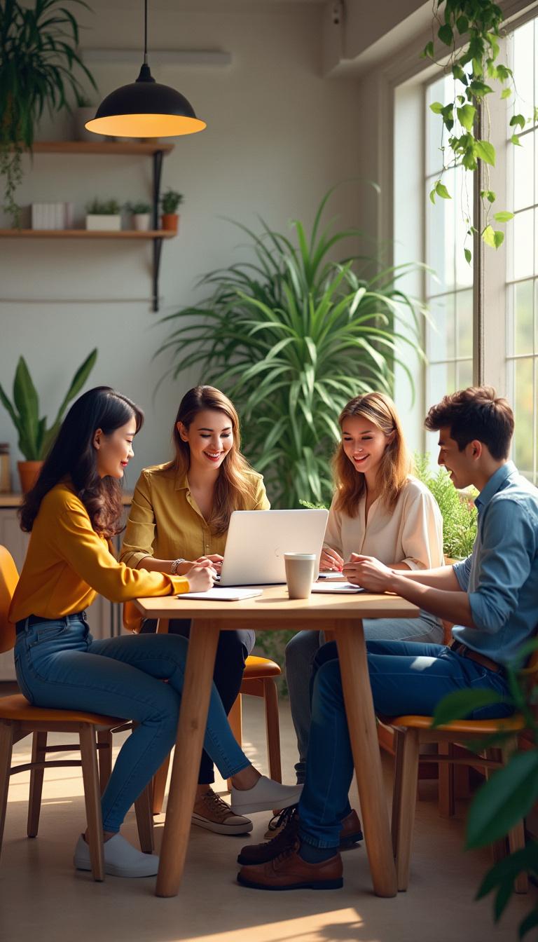 Modern Coworking Space Collaboration Modern Coworking Space Collaboration