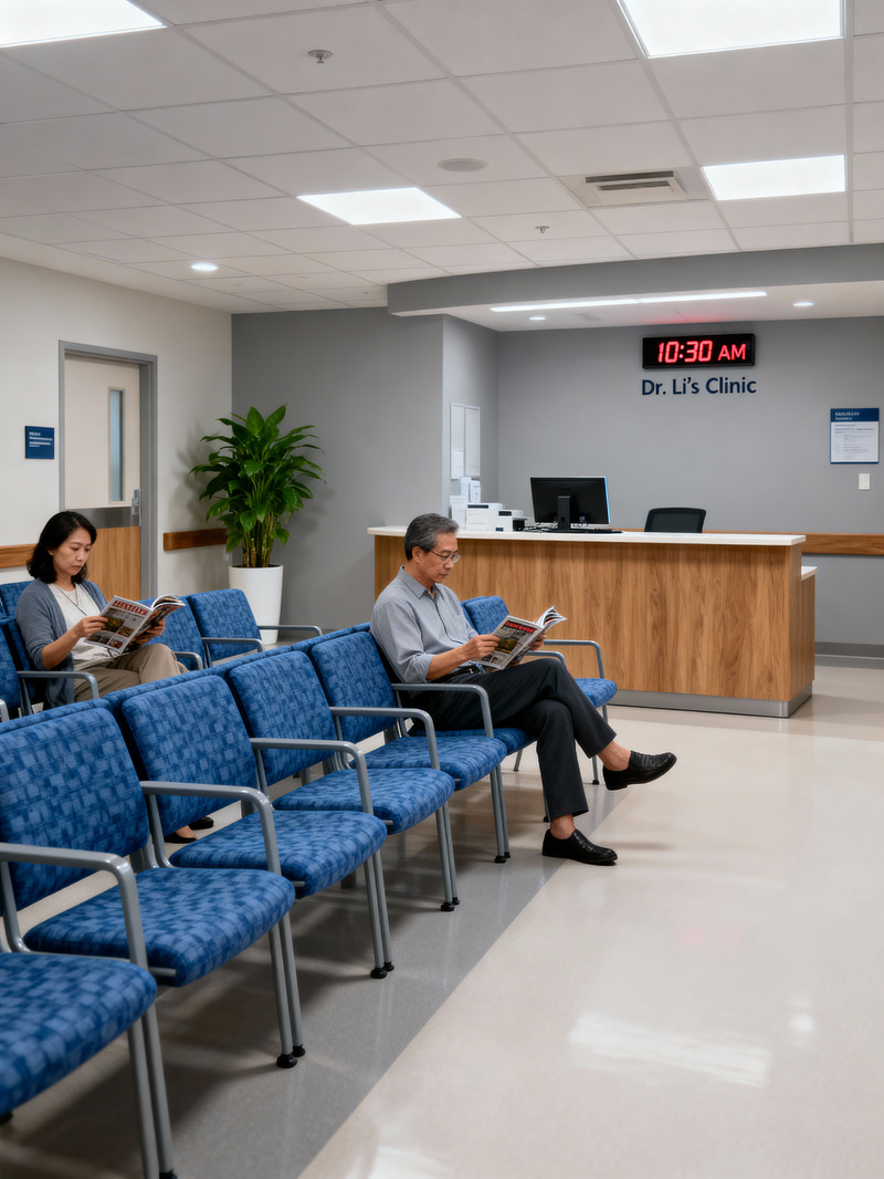 Comfortable Hospital Waiting Room Experience