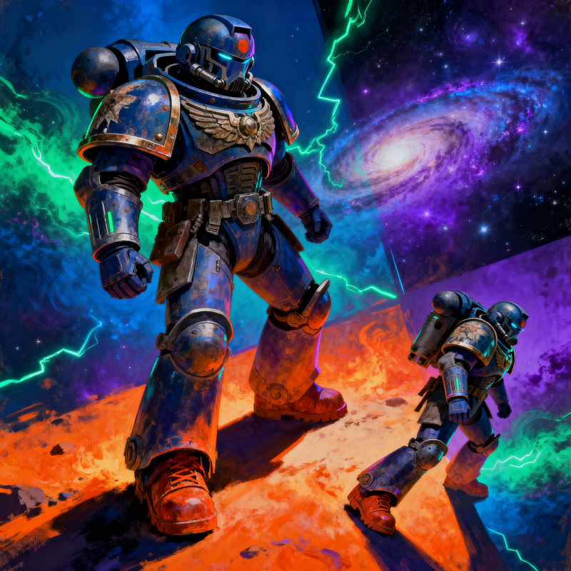 Epic Space Marine Digital Illustration Epic Space Marine Digital Illustration