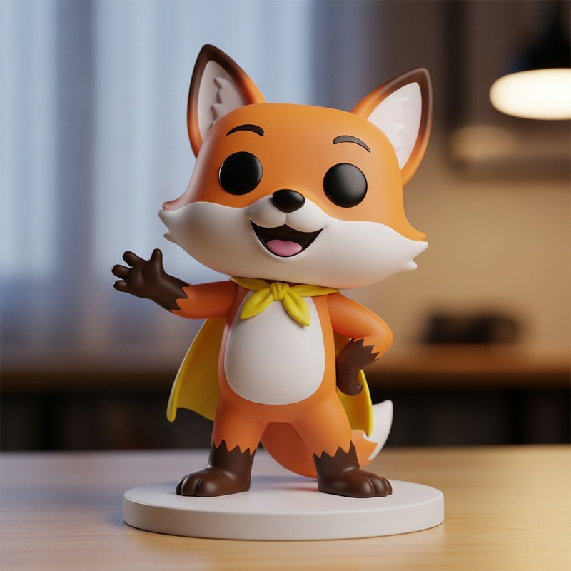 Cute Animal Mascot Figurine for Collectors Cute Animal Mascot Figurine for Collectors