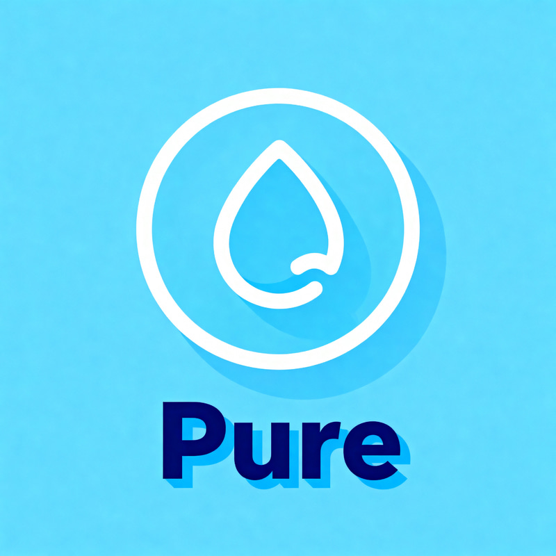 Pure Meme Coin Logo Design Pure Meme Coin Logo Design