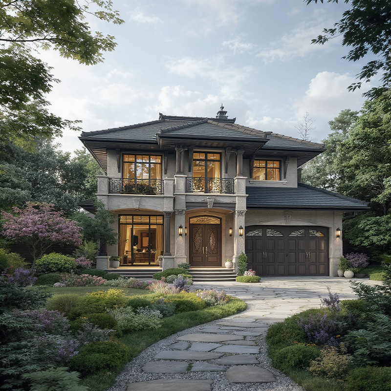 Stunning 3D House Render in Blender Stunning 3D House Render in Blender