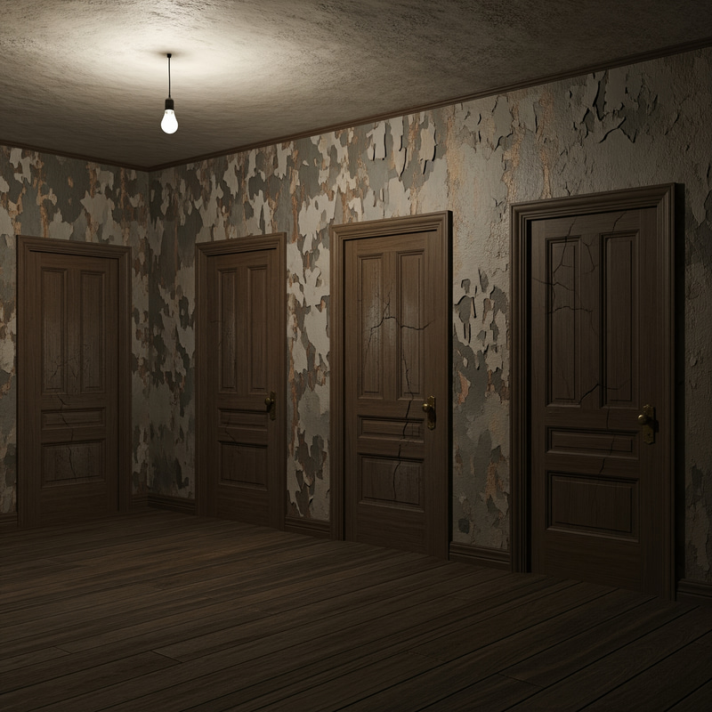 Explore Four Unique Doors in One Room