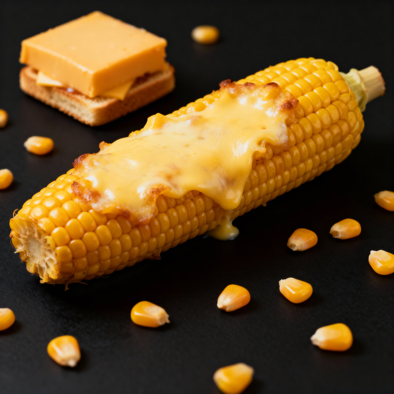 Realistic Corn Cobs with Cheese Filling