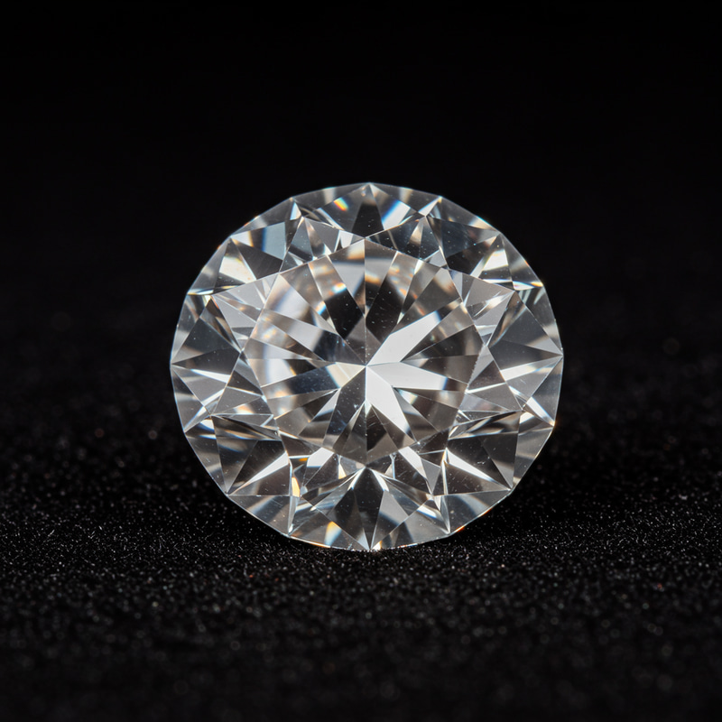 Brilliantly Cut Red Diamond - Sparkling Gemstone Beauty Brilliantly Cut Red Diamond - Sparkling Gemstone Beauty