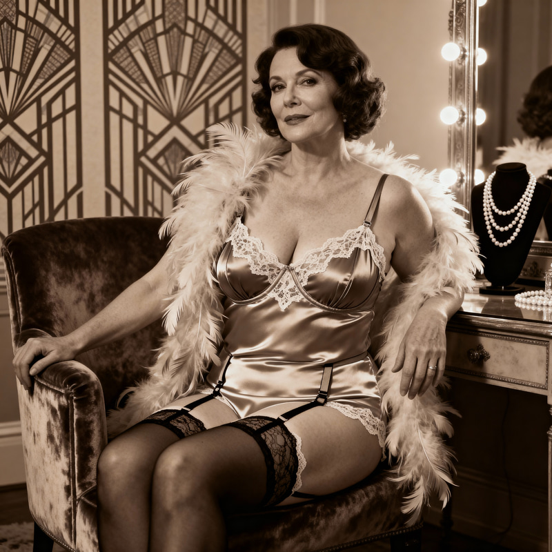 Retro Style Lingerie for Curvy Moms