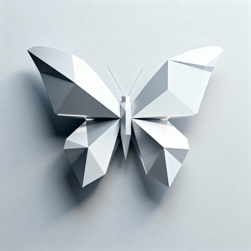 Abstract Butterfly Roof Design with Geometric Shapes Abstract Butterfly Roof Design with Geometric Shapes