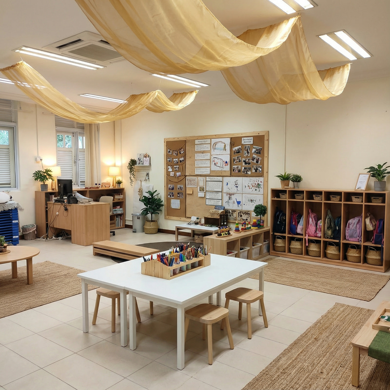 Reggio Emilia Classroom Design for Kindergarten