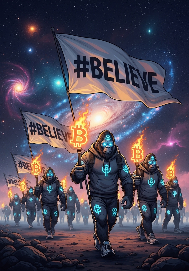 Enlightened Bigfoots Under Cosmic Skies Enlightened Bigfoots Under Cosmic Skies