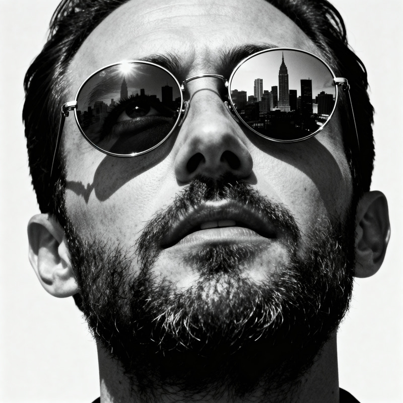 Dramatic Black and White Portrait in 4K Dramatic Black and White Portrait in 4K