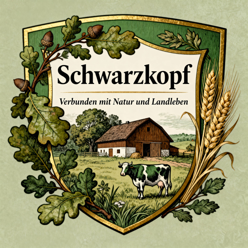 Schwarzkopf Family Crest - Embrace Nature's Heritage Schwarzkopf Family Crest - Embrace Nature's Heritage