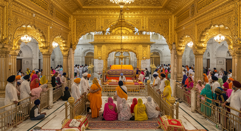 Inside Kirtan at Golden Temple Amritsar
