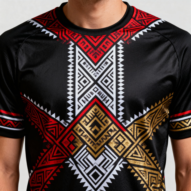 Black Tribal Patik Jersey - Unique Design Black Tribal Patik Jersey - Unique Design