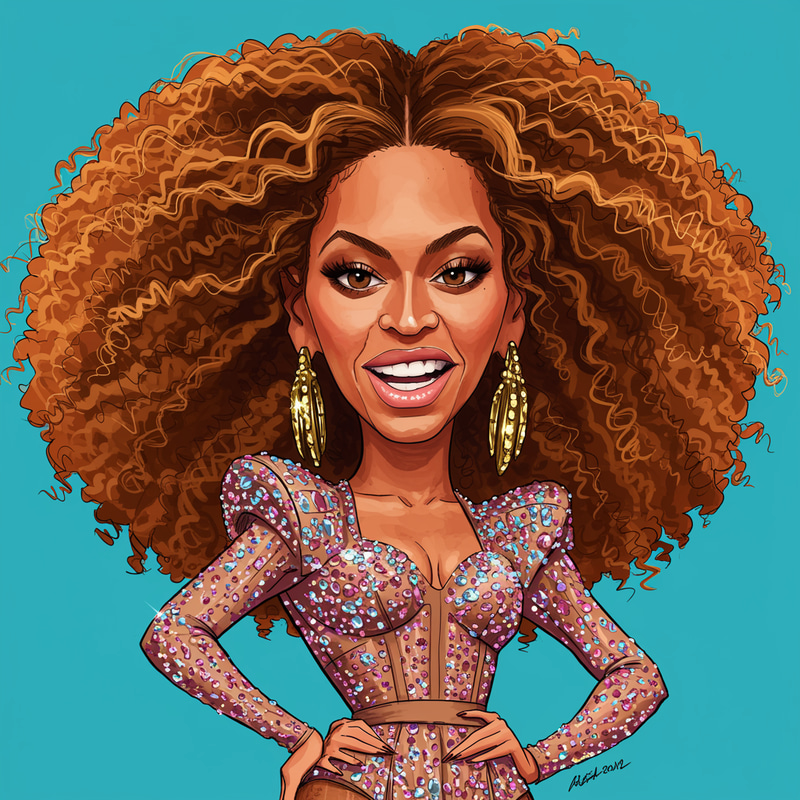 Beyoncé Caricature Art Collection Beyoncé Caricature Art Collection
