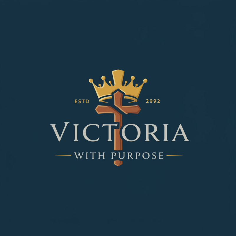 Christian Project Logo: Victoria con Propósito