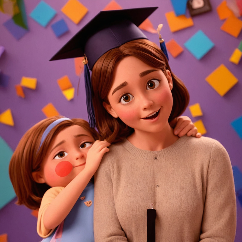 Graduation Photo: Celebrating Family Love and Achievement Graduation Photo: Celebrating Family Love and Achievement