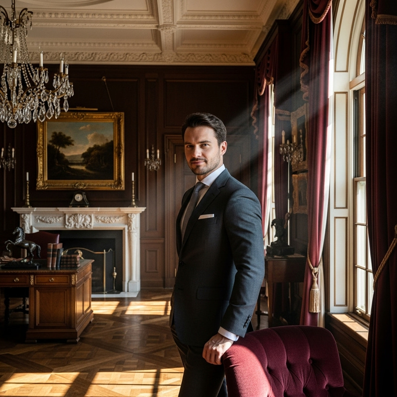 Sophisticated Style: Suits in Luxurious Settings