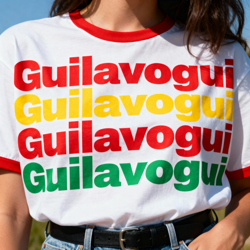 Guilavogui Red, Yellow & Green Shirt