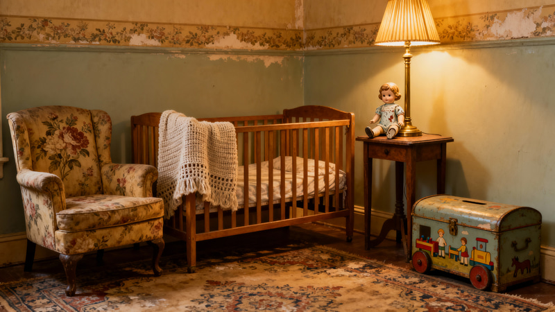 Beautiful Vintage Kids Room with Antique Furniture Beautiful Vintage Kids Room with Antique Furniture