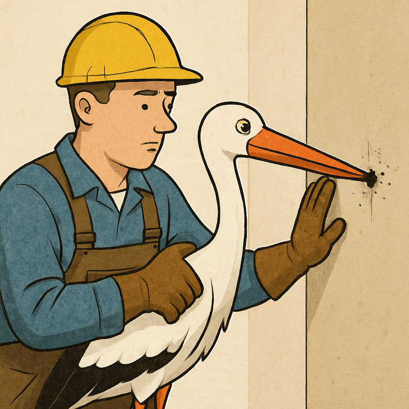 Innovative Wall Drilling with a Stork
