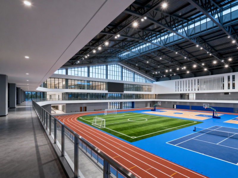 Modern Sports Complex with All Athletic Facilities Modern Sports Complex with All Athletic Facilities