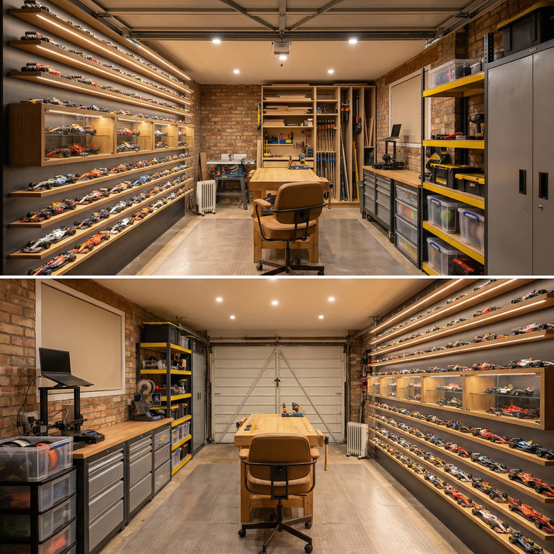 Hobby Workshop Garage Transformation Ideas Hobby Workshop Garage Transformation Ideas