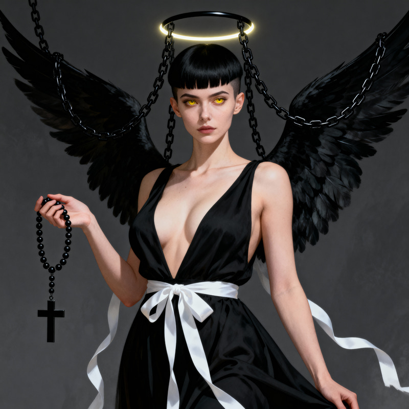Biblically Accurate Black Winged Woman Art Biblically Accurate Black Winged Woman Art